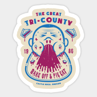 Tri-County Pie Eater Sticker